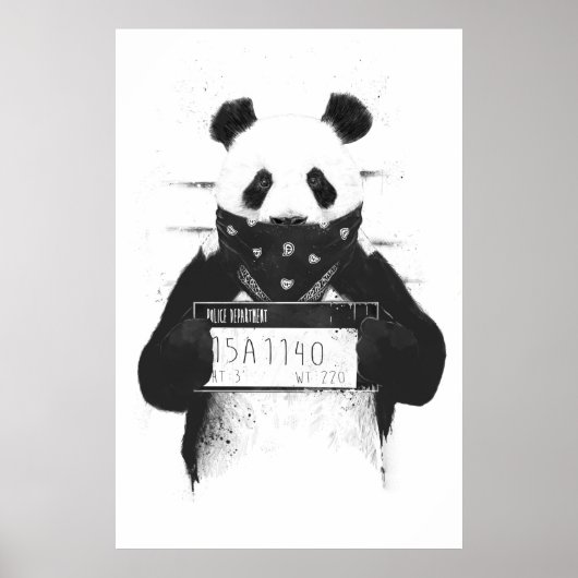 Slechte panda poster (Voorkant)