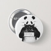 Slechte panda ronde button 5,7 cm (Voorkant /achterkant)