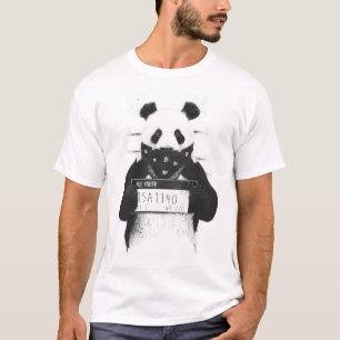 Slechte panda t-shirt