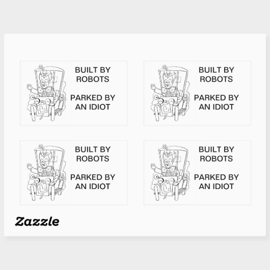 Slechte Parkeer Sticker (Vel)