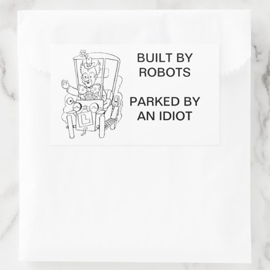 Slechte Parkeer Sticker (Tas)