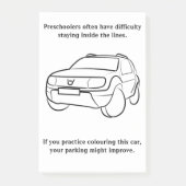 Slechte parkeerbaan post-it® notes (Voorkant)