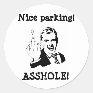 Slechte parkeerplaats sticker