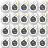 Slechte Pechdag Depressie Angst Tracker Planner Sticker (Voorkant)