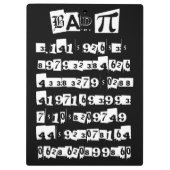 SLECHTE PI - onjuist Klembord (Achterkant)