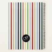 Slechte planning drukke vrouw  stijl winkelen planner (Achterkant)