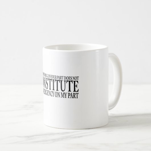 Slechte planning van uw kant koffiemok (Voorkant rechts)