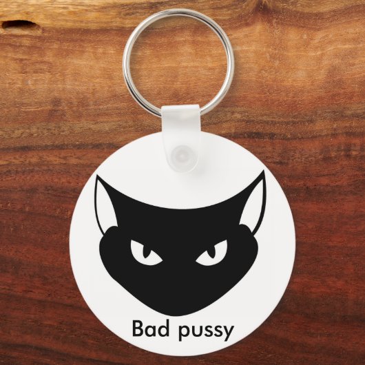 Slechte poesmantel sleutelhanger (Voorkant)