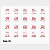 Slechte pokergezichten ronde sticker (Vel)