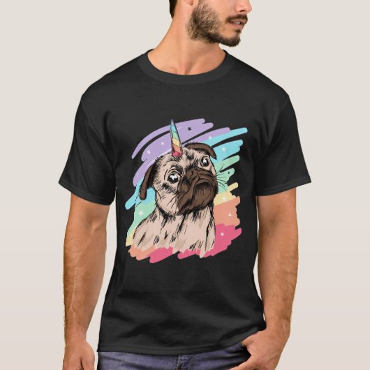 Slechte Puggy Mug Shot T-shirt (Voorkant)