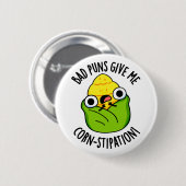 Slechte Puns Geef Mij Maïs-stipatie Grappige Maïs Ronde Button 5,7 Cm (Voorkant /achterkant)