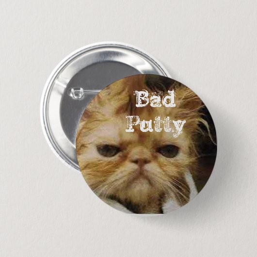 Slechte Putty Ronde Button 5,7 Cm (Voorkant /achterkant)