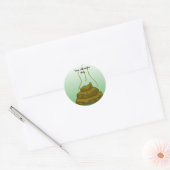 Slechte rang poop sticker (Envelop)