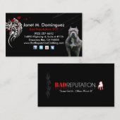 Slechte reputatie SVP-Visitekaartjes Visitekaartje (Voorkant / Achterkant)