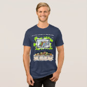 Slechte Rietstengels | Absurde Situationele Humor Tri-Blend Shirt (Voorkant volledig)