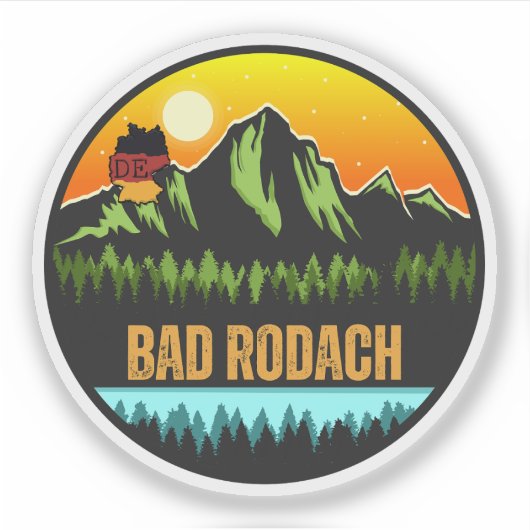 Slechte Rodach, Duitsland Sticker (Voorkant)