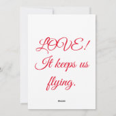 Slechte Romance 3000 (Valentijnse) Feestdagenkaart (Achterkant)