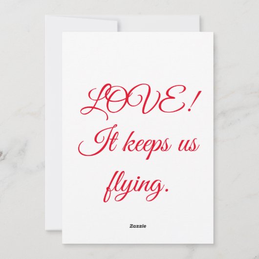 Slechte Romance 3000 (Valentijnse) Feestdagenkaart (Achterkant)