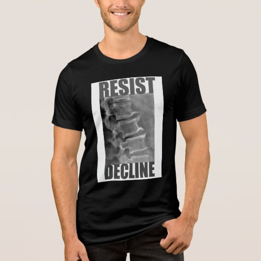 Slechte rug Tri-Blend shirt (Voorkant)
