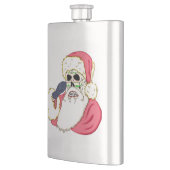 Slechte Santa Skull Heupfles (Links)
