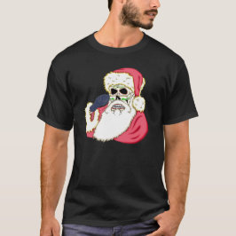 Slechte Santa Skull T-shirt