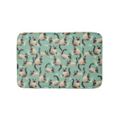 Slechte Siamese katten die er nog veel over doen Badmat (Voorkant)