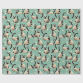 Slechte Siamese katten die er nog veel over doen Cadeaupapier (Vlak)