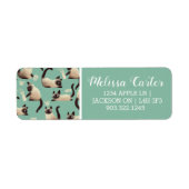 Slechte Siamese katten die er nog veel over doen Etiket (Voorkant)