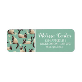 Slechte Siamese katten die er nog veel over doen Etiket