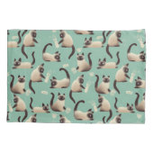 Slechte Siamese katten die er nog veel over doen Kussensloop (Achterkant)