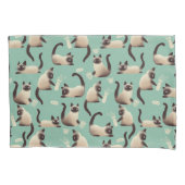 Slechte Siamese katten die er nog veel over doen Kussensloop (Voorkant)