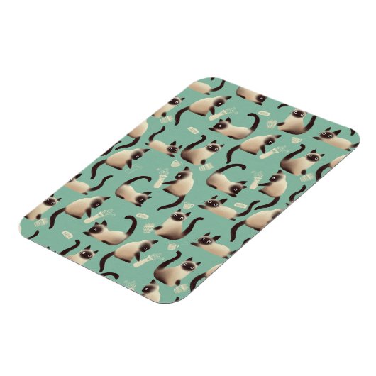 Slechte Siamese katten die er nog veel over doen Magneet (Linkerzijde)