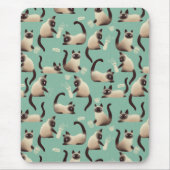 Slechte Siamese katten die er nog veel over doen Muismat (Voorkant)