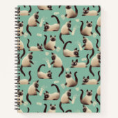 Slechte Siamese katten die er nog veel over doen Notitieboek (Voorkant)