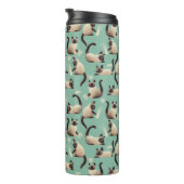 Slechte Siamese katten die er nog veel over doen Thermosbeker (Geroteerd rechts)