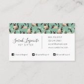 Slechte Siamese katten die er nog veel over doen Visitekaartje (Achterkant)