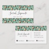 Slechte Siamese katten die er nog veel over doen Visitekaartje (Voorkant / Achterkant)