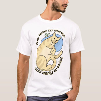 Slechte slaap katachtige | t-shirt