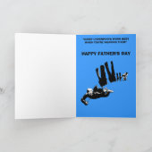 Slechte smaak maar grappig skydiven kaart (Binnen)