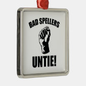 Slechte Spellers ontbinden! Metalen Ornament (Rechts)