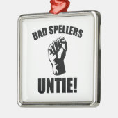 Slechte Spellers ontbinden! Metalen Ornament (Links)