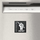 Slechte Spellers ontbinden! Verhoogde vuist Humor Magneet (Insitu (Vaatwasser))