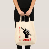 Slechte Spellers ontbinden! Verhoogde vuist Humor Tote Bag (Voorkant (product))