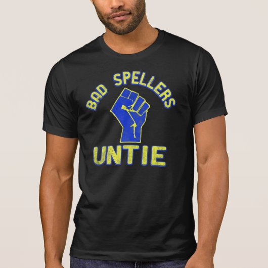 Slechte Spellers verenigen. T-shirt (Voorkant)