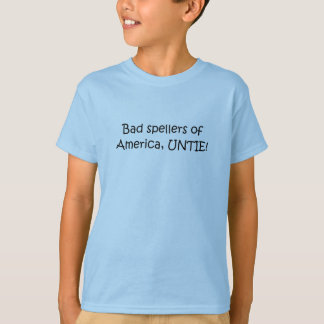 Slechte spreuken van het Amerikaanse T-shirt
