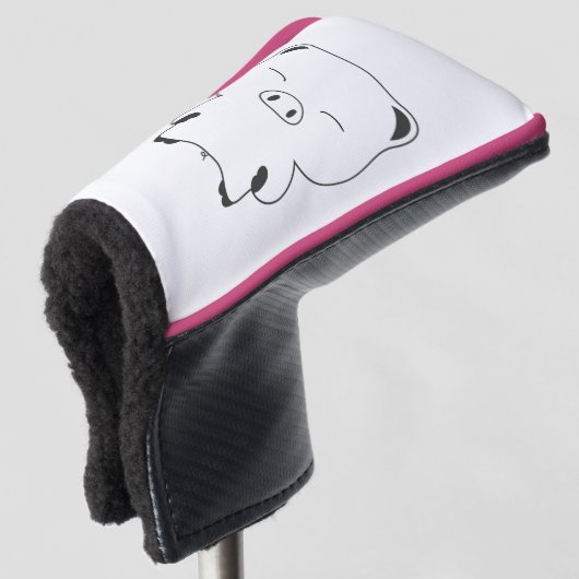 Slechte stemming vandaag Golf Head Hoesjes Golfheadcover (3/4 voorkant)