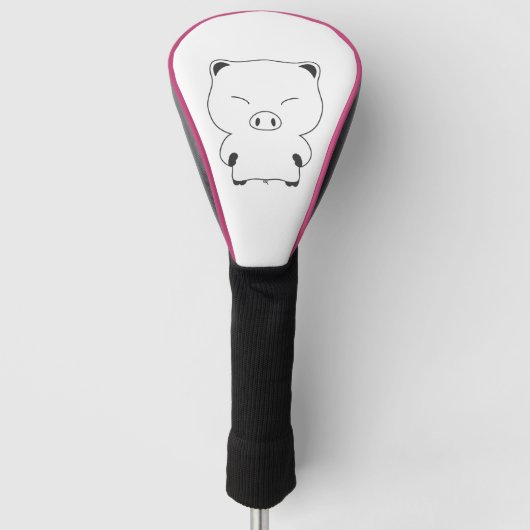 Slechte stemming vandaag Golf Head Hoesjes Golfheadcover (Voorkant)