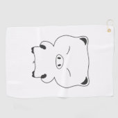 Slechte stemming vandaag Golf Towels Golfhanddoek (Horizontaal)