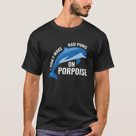 Slechte straffen op bruinvissen t-shirt (Voorkant)