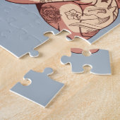 Slechte Tattoo Santa Legpuzzel (Zijkant)